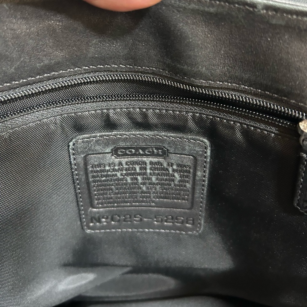 Coach leather messenger bag/ briefcase/ laptop bag - Picture 10 of 13